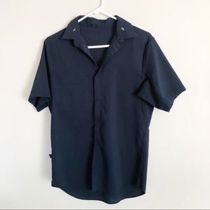 lululemon men's street lite ss shirt seersucker